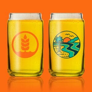 Pure Project San Diego Beer Week Keep the Glass 4-piece Set: Coast glass