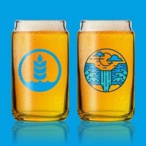 Pure Project San Diego Beer Week Keep the Glass 4-piece Set: Tropics glass