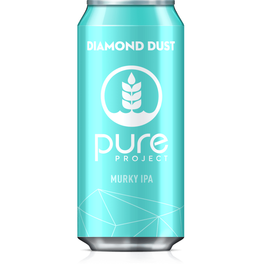 A can of Pure Project's core murky IPA, Diamond Dust
