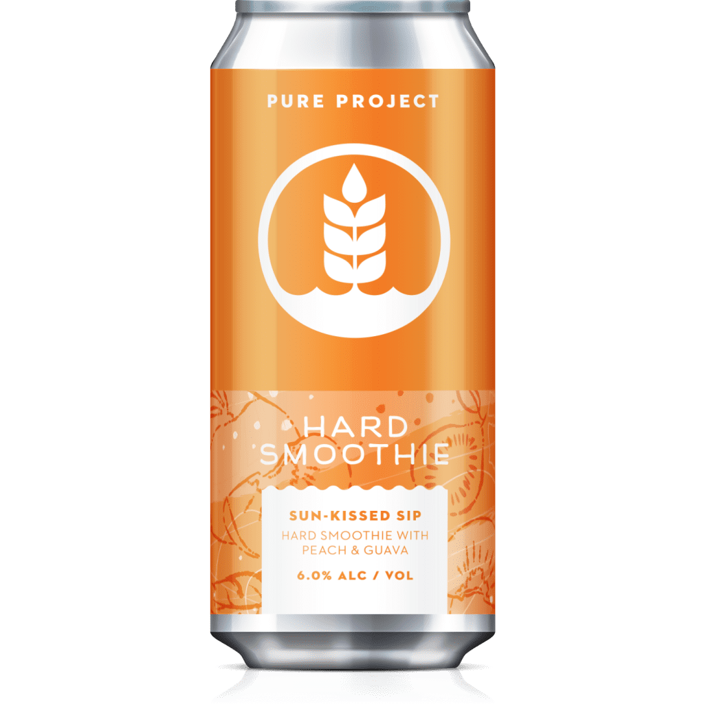 Can of Pure Project Sun-kissed Sip, Hard Smoothie with Peach & Guava
