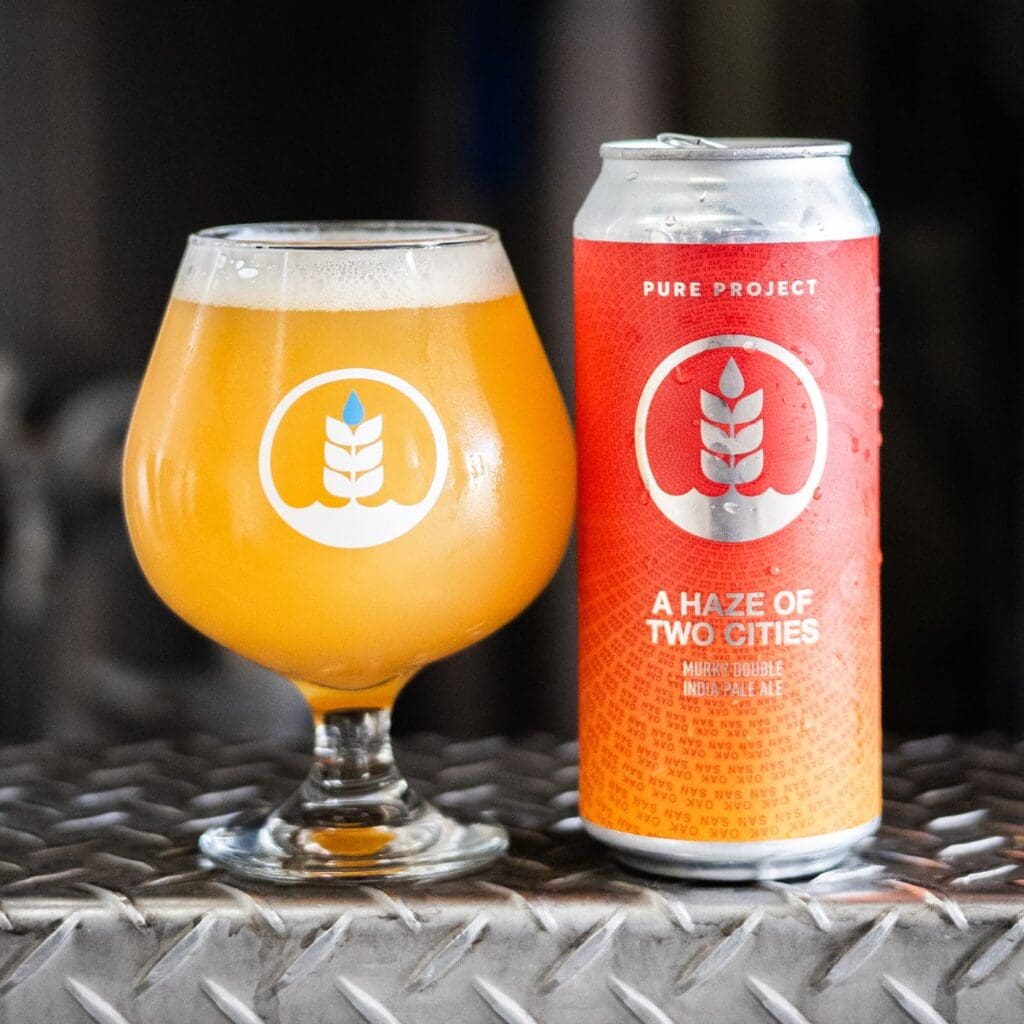 Image of A Haze of Two Cities Can Next to a Pour
