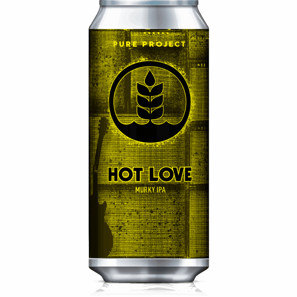 Can of Hot Love murky IPA