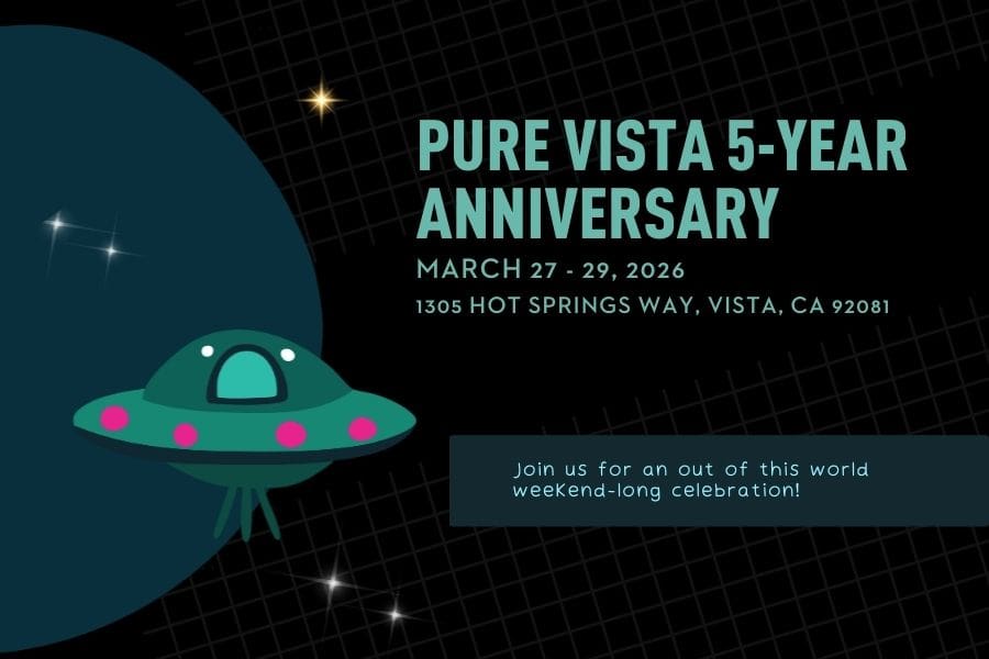 Pure Vista 5th Anniversary banner