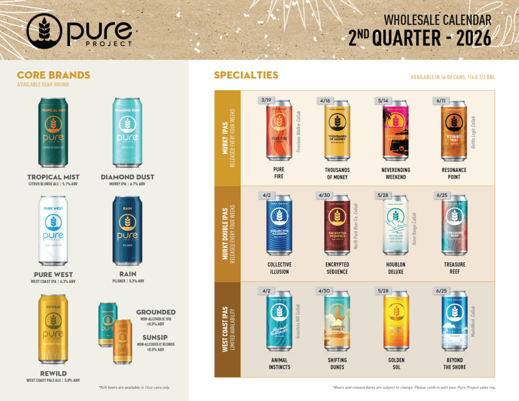 Wholesale Calendar - Q2 2026