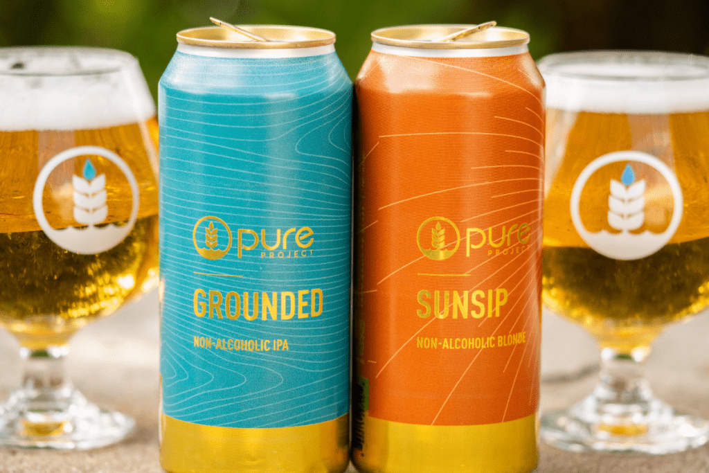 Grounded NA IPA and Sunsip NA Blonde