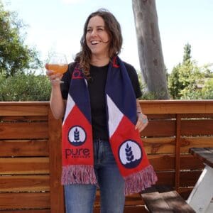 Football Knit Scarf
