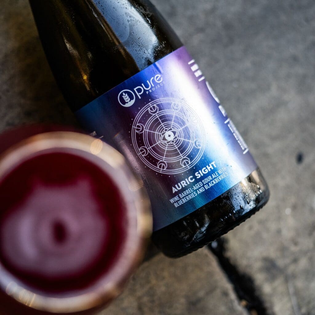 Auric Sight pour and bottle