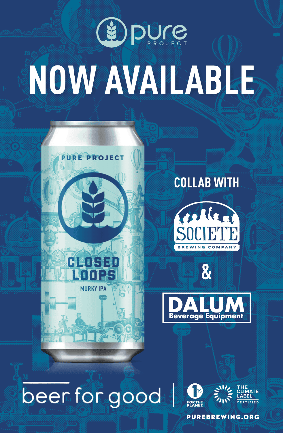 CLOSED LOOPS Murky IPA collab with Societe and Dalum