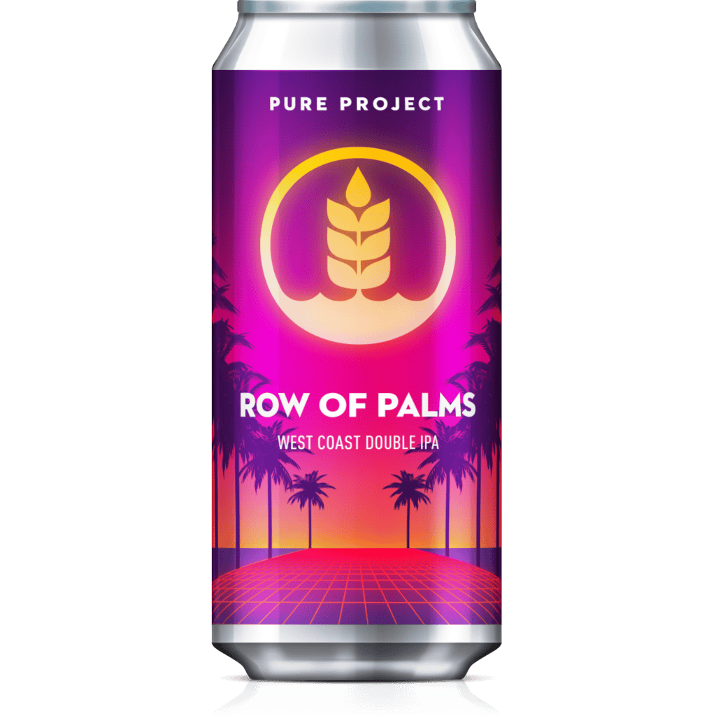 Can of Row of Palms