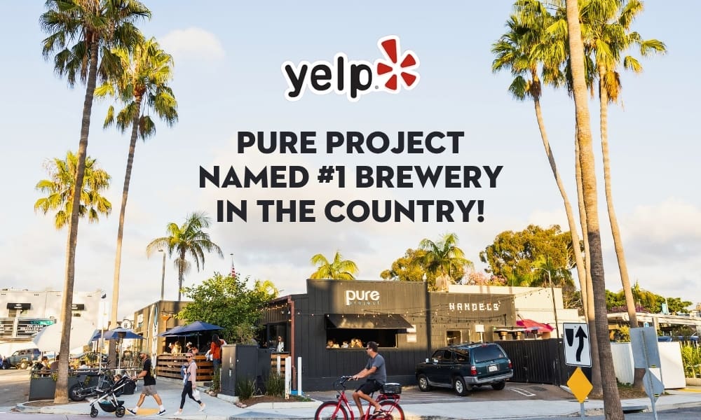 Pure Project Carlsbad voted Best Brewery in the Country by Yelp