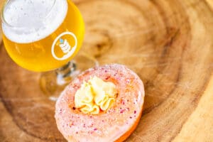 Tropical Mist + donut pairing