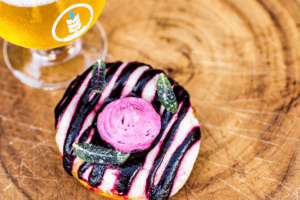 Black Currant Sage Doughnut + Off the Bine